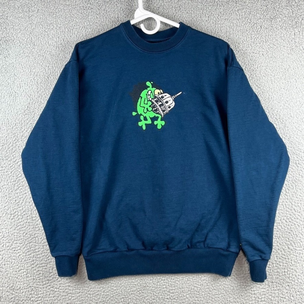 Golf‎ Wang Sweatshirt Adult M Tyler The Creator Capitol Monster Men's Blue